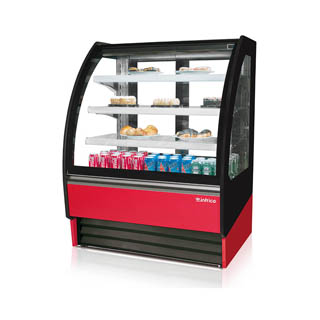 Infrico USA IDC-VBR9N Pastry Display Cases Curved Glass,INF-IDC-VBR9N, Chef's Deal